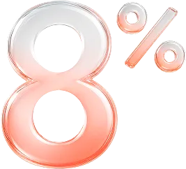 8% de rendimiento anual