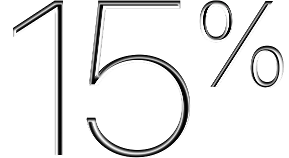 15%